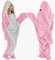 EBbels Hai Decke Erwachsene, Superweicher Flanell-Hoodie Hai Decke Schlafsack, Hai-Einteiler Tragbare Decke Für Erwachsene Jungen Und Mädchen, Cosplay-Hai-Kostüm (Rosa-190×90cm)