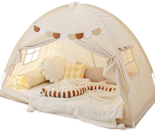 Twin Bed Tent Canopy for Kids Toddler Tents Indoor Bed Bunk Sleep Tents
