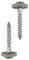 HELPMATE Spenglerschrauben 4,5x45 mm, 50 Stück, DIN 7995, Edelstahl A2, T20, DIN 7995, Dachdeckerschrauben, Linsenkopf, mit Tellerscheibe und EPDM-Dichtscheibe, Silber, 4,5 x 45 mm