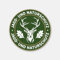 Jagdaufkleber Jagd- und Naturschutz Hirsch Logo - Premiumqualität