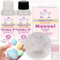 Taba Squishy Kit Set Liquid Gel+3 Paw Silicone Mold+Flocking