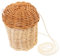 ULDIGI Rattankorb in Eichelform Aufbewahrungstasche Aus Rattan Minimalistisches Für Kinderzimmer