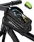 Vitalismo Waterproof Bike Frame Bag, Large Capacity Phone Holder Bag, Mountain Bike Accessories for Smartphones up to 6.5'' with Sensitive Touchscreen(Black