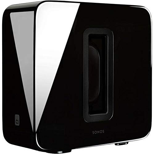 Sonos SUB Gen 2 Wireless Subwoofer and Active Subwoofer for Home Cinema - Works with Sonos Multiroom Audio System - Black (Renewed)