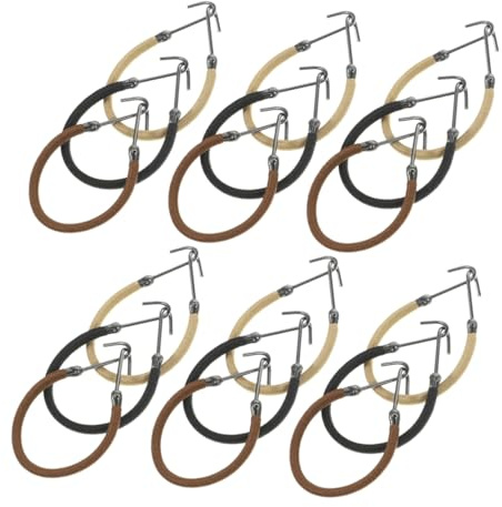 WOONEKY 30 Stück Teiliges Haargummi mit Doppelt Elastischen Haken Starke Ponytail Halterung für Damen und Mädchen Schnelles Styling Langlebiger für Sport Hochzeiten und Alltag Vielseitiges