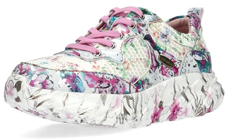 Laura Vita Damen Sneaker Pailletten Plateau Metallic SOFIAO 07
