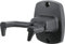 K&M 16240 supporto da parete per chitarra, nero - sistema d'aggancio brevettato con perni e cuscinetti in gomma - per palette asimmetrica