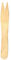 Fiesta Biodegradable Disposable Wooden Chip Forks (1000 pack) - Ideal for Parties, Events, Takeaway CD901