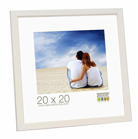 Deknudt Frames S41JL1 Cadre Photo Bois Fin Blanc 30 x 45 cm