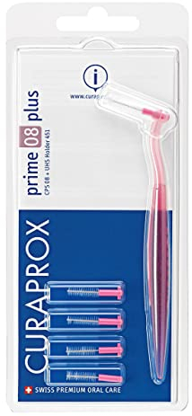 Curaprox Prime Plus, Rosa, 5 Pezzi - 1 Unita