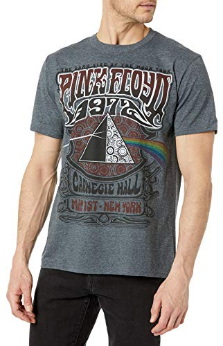 Liquid Blue Men's Pink Floyd Carnegie Hall T-Shirt, Grey, XXL