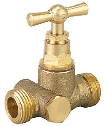 Robinet d'arrêt tête à potence avec purge - MM 3/4 - GRK