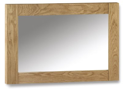 Julian Bowen Marlborough Wall Mirror, Oak