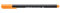 STAEDTLER 334-43 Triplus Fineliner (Dreikant, Superfeine, Metallgefasste Spitze, Linienbreite ca. 0,3 mm, 10 Stück) hellorange