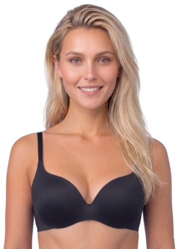 Royal Lounge Damen Fit T-Shirt Bra, Schwarz, D EU