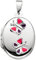 Jobo Kinder-Medaillon Schmetterlinge aus 925 Sterling Silber zum Öffnen für 2 Fotos