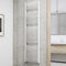 Schulte Bad-Heizkörper München Rund, 177,5 x 50 cm, 1043 Watt Leistung, Anschluss unten, alpin-weiß, Heizkörper für Zweirohr-Systeme