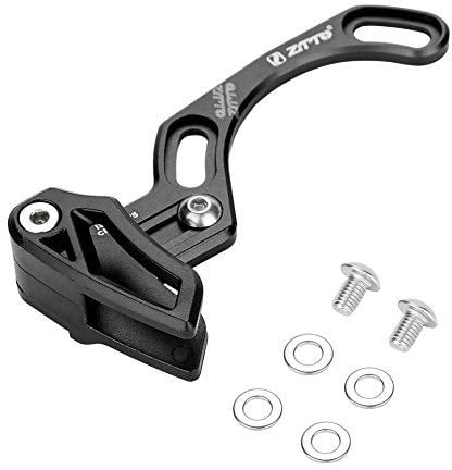 Kettenführung, Kettenführung Fahrrad Ultraleichtes Aluminiumlegierung Chain Guide Kettenführung Fahrrad Kettenführung für Fahrradzubehör mit Tretlager(ISCG 05 Schwarz)