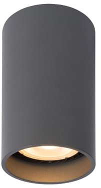 LUCIDE DELTO - Deckenstrahler - Ø 5,5 cm - LED Dim to warm - GU10-1x5W 2200K/3000K - Grau