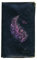Syl'la Protection Porte Carte Grise papiers Voiture permis Noir en Cuir pour Femme (Plume Mauve personnalisé)