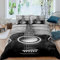 Guitar Duvet Cover Single Music Theme Bedding for Kids Teens Adult, Vintage Guitar on Wooden Floor Comforter Quilt Cover, Girls Boys Room Modern Decoration 2 Pcs Bed Set with 1 Pillowcase Grey