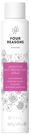 No nothing Very Sensitive Aerosol Heat Protectant Spray for hair - Hypoallergenic, Fragrance Free Heat Protection Spray - Gluten Free, 100% Vegan, Cruelty-Free Hair Protectant Spray from heat - 4.97oz