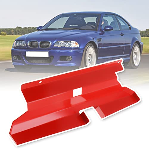 JESTOP Lufteinlass-Schaufel, 2PCS Dynamische Kaltluftansaugsysteme für BMW 323i 325i 328i 330i M52 M54 E46 M3 2001-2006, Steigerung der Pferdestärken und Verbesserung der Gasannahme (Rot)