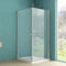 IMPTS Duschkabine 90x100 Eckeinstieg mit Pendeltür Duschabtrennung komplett Doppelt Schwingtür Duschtür Nische duschwand aus 6mm ESG glas Hohe 185cm, INKL. Duschwanne & Ablaufgarnitur