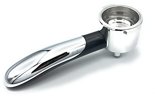 MacMaxe Sump Portafilter Filter Handle Assembly 5513200369 with 2 Cup Filter Basket For Delonghi Dedica Espresso EC680, EC685, EC695 (ECZ351)