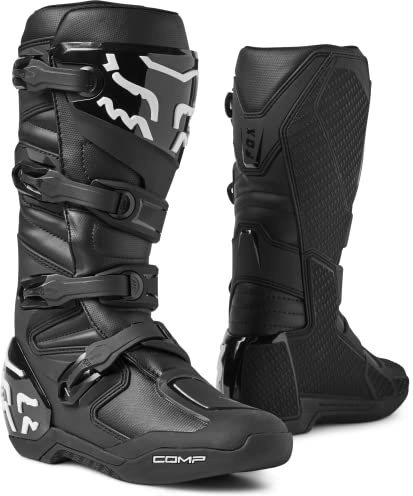Fox Racing - COMP Stiefel - Erwachsene Herren - Motocross-Stiefel, Reitstiefel, Offroad-Stiefel, Schutzstiefel, Schwarz , 11.5