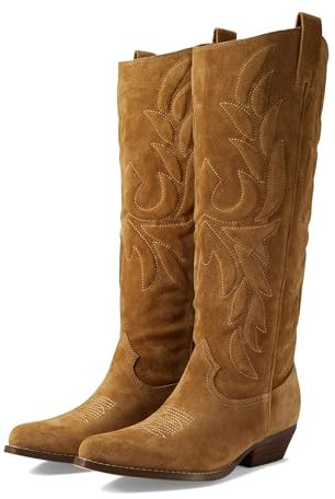 GUESS Stivali alti Ginnifer da donna, Marrone medio 210, 37.5 EU