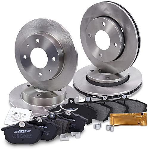 ATEC Germany Bremsenset inkl. Bremsscheiben Vorne Ø 256 mm Belüftet + | Kompatibel mit: MITSUBISHI COLT VI, SMART FORFOUR
