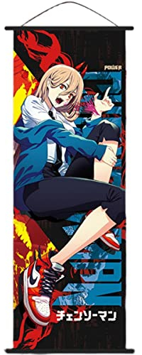 Sonsoke Anime Figur Wandkunst Poster Wandbehang Scroll Poster Leinwand Kunst Wandrahmen Schlafzimmer Dekor 70 x 25 cm (Power 2)