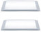 2X LAMPADA DI EMERGENZA LUCE A LED 4W, 2PCS PLAFONIERA BIANCA DA INCASSO O A PARETE, PLAFONIERA D'EMERGENZA LUCE 4W - DISCORAMA®
