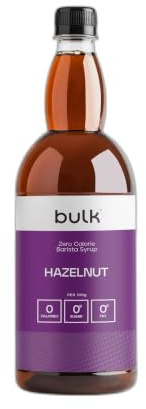 Bulk Zero Calorie Barista Syrups, Hazelnut, 1000 ml | Sugar Free