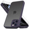 Mootobo for iPhone 11 Pro Max Case, 3 in 1 [Full Camera Protection] with 2 Screen Protector,Translucent Matte Back Slim Shockproof Phone Cover for iPhone 11 Pro Max 6.5 inch - Deep Purple