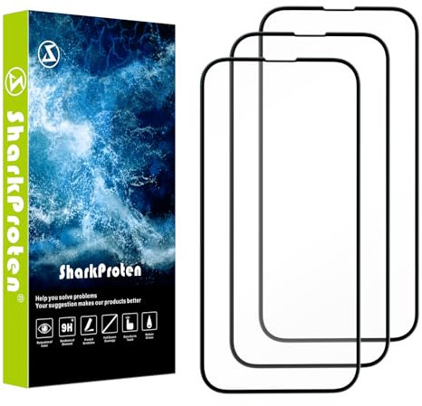 SharkProten 3 Stück Panzer Schutz Glas für iPhone 12 Mini, 9H Härte Schutzfolie HD Displayschutz Folie Panzerfolie Klar Schutzglas, iPhone 12 Mini Displayschutz folie Kratzen,Blasenfrei