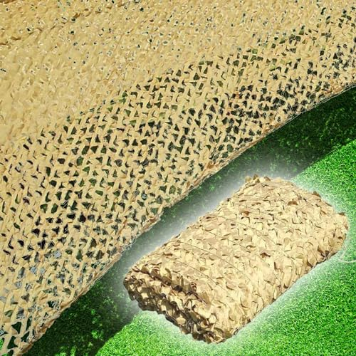 3X4M, 3X3.0M, 7X10M, 5X6M, 4X7M, 2X6M, 12X20M, Tarnnetz, Schattennetz Armee, Leichtes Camouflage Netz, Sonnensegel, Sonnenschutznetz Schattiergewebe Für Den Außenbereich(Size:10x15m/32.8x49.2ft)