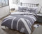 Charlotte Andersen Grey Black Union Jack Bedding Single Duvet Cover Set Polycotton (Single)