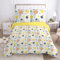 HOMHOMHA Blumen BettwäSche 200x200 Kinder MäDchen Bettdecken Set 200x200cm with 2 Kissenbezug 80×80cm WendebettwäSche Bunt （3pcs）