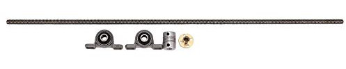 Ronlok T8 8Mm 500Mm Tige de Vis sans Fin avec éCrou Oreiller Monté sur CNC Ensemble pour Imprimante 3D