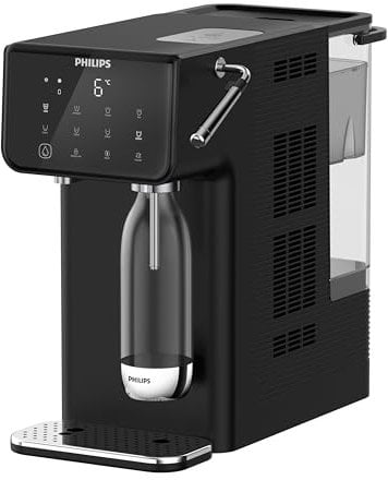 Philips Wasser-All-in-One-Wasserstation, Sprudel, Gefiltertes heiß- und Kaltwasser, 3,8 l Fassungsvermögen, Sofortige Erhitzung, Touchscreen, ANTIKALK+