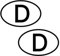 2 Stück D Schild Auto Magnetisch Deutschland Aufkleber Auto D Aufkleber Auto für Deutschland Kennzeichnung Pkw Lkw Motorrad 17,5 Cm X 11,5 Cm Schwarz Weiß