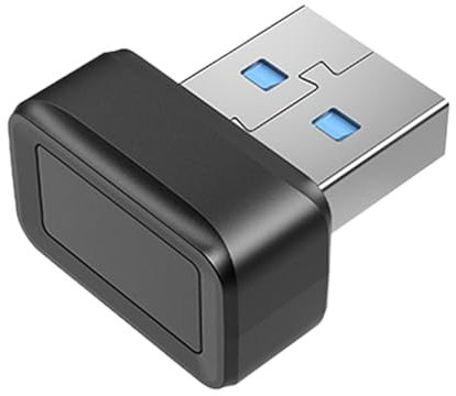 Lecteur d'empreintes digitales USB - Lecteur d'empreintes digitales pour PC, Lecteur de clé USB à Empreintes digitales | Dongle PC à Correspondance Rapide, Toucher à 360 degrés, Connexion au