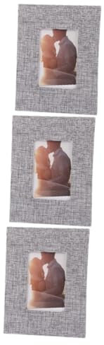 Alipis 3st Fotoalbum Aus Leinen Diy-fotoalbum Buchalbum Selber Machen Erinnerungsfotoalbum Bilderalbumbuch Geburtstagsfotoalbum Fotoalbum Aus Stoff Fotoalben Selber Machen Pvc Grey