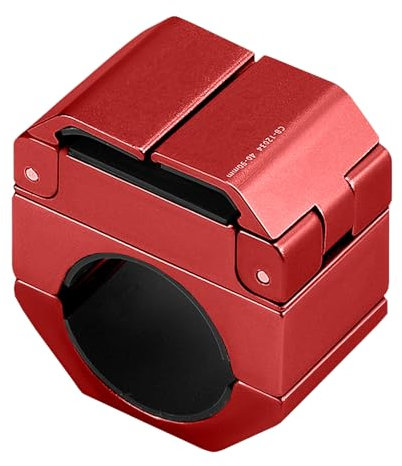 FxindX Support universel de téléphone portable pour vélo, moto, pour smartphone d'une largeur de 4 à 9 cm, rotatif à 360° (rouge)