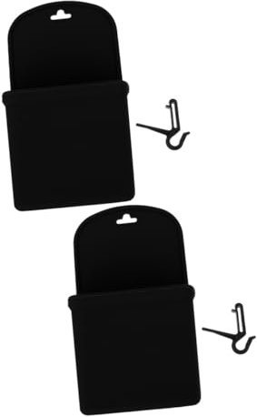 BUGUUYO 2piezas Organizador De Almacenamiento Para Auto De Bolsa Práctica Para Ventilación De Coche Compartimento Para Botellas y Objetos Fácil Instalación y Retiro
