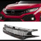 Kühlergrill Front Compatible für Honda Civic 10th Gen 2016 2017 2018 2019 Kühlergrill und Tuning Karosserie-Zubehör