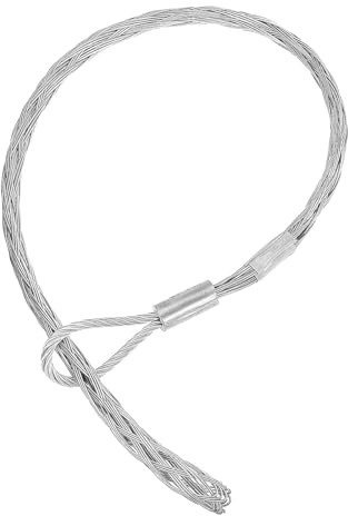 PATIKIL Cable Pulling Wire Socks 50-60mm 51.18 Long Galvanized Steel | Rated Load 2000 kg/4409 Lbs,Grip Socks,Net Wire Pulling Grip,Mesh Puller Socks Grip Tool,for Elastic Wire Cable