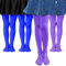 MK MATT KEELY 4 Paia Collant Bambina Leggins Blu Viola Bambini Calze Danza Classica Ragazze Calzamaglia 80 Denari,9-12 Anni